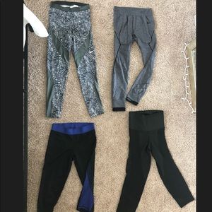 Nike Pro and Nike Dri Fit leggings